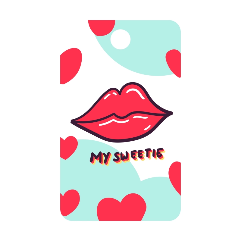 Promotional pattern of decorative elements for Valentine's Day (80)