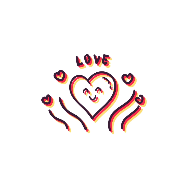 Promotional pattern of decorative elements for Valentine's Day (18)