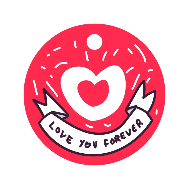 Promotional pattern of decorative elements for Valentine's Day (95)