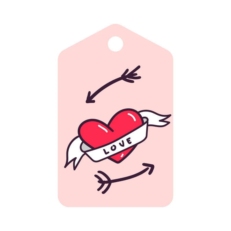 Promotional pattern of decorative elements for Valentine's Day (51)