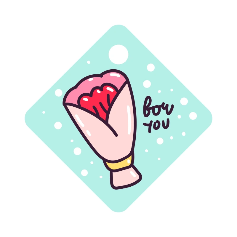 Promotional pattern of decorative elements for Valentine's Day (29)