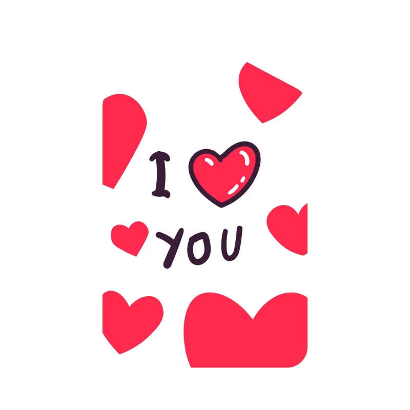 Promotional pattern of decorative elements for Valentine's Day (47)