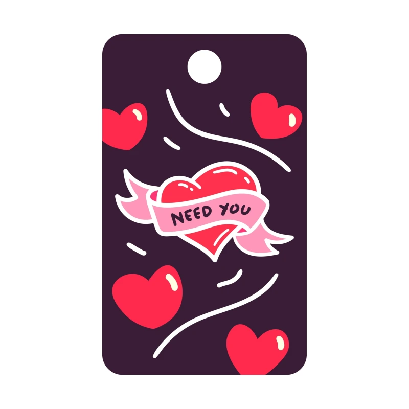 Promotional pattern of decorative elements for Valentine's Day (82)