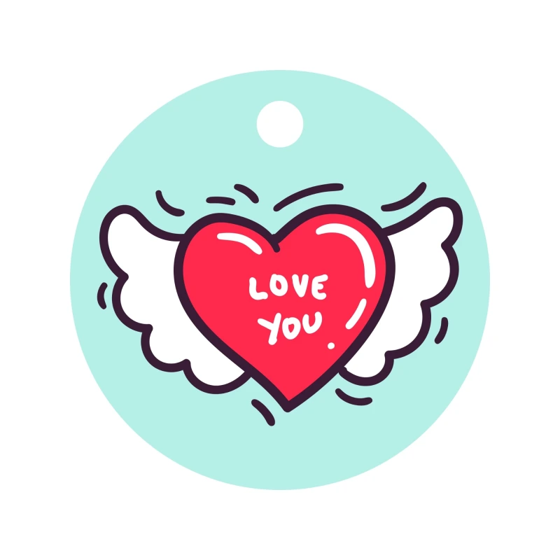 Promotional pattern of decorative elements for Valentine's Day (101)