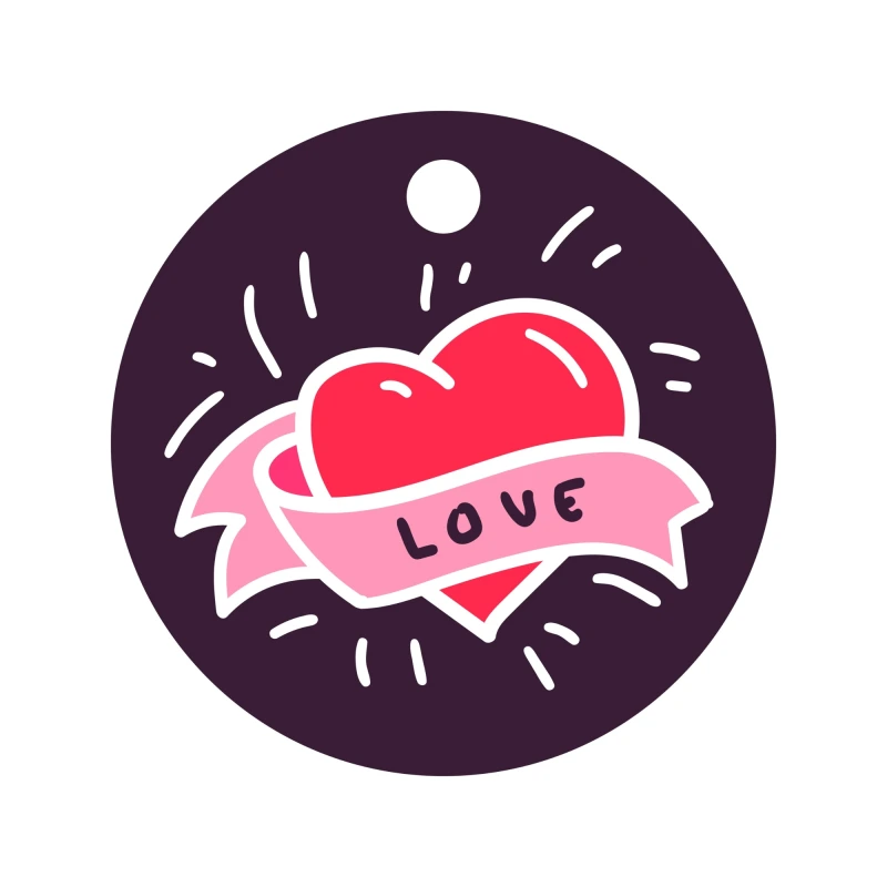 Promotional pattern of decorative elements for Valentine's Day (83)