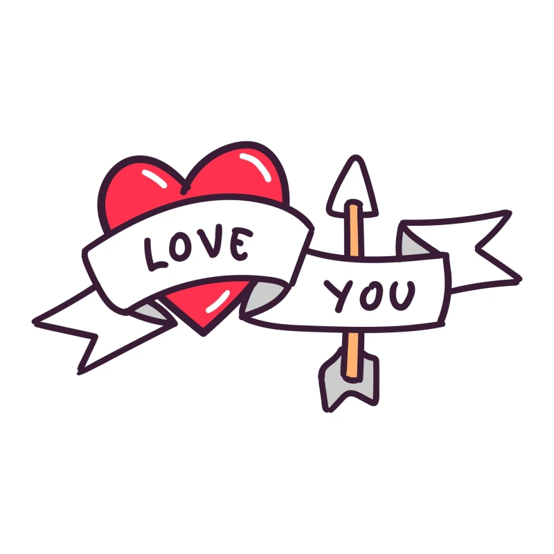 Promotional pattern of decorative elements for Valentine's Day (35)