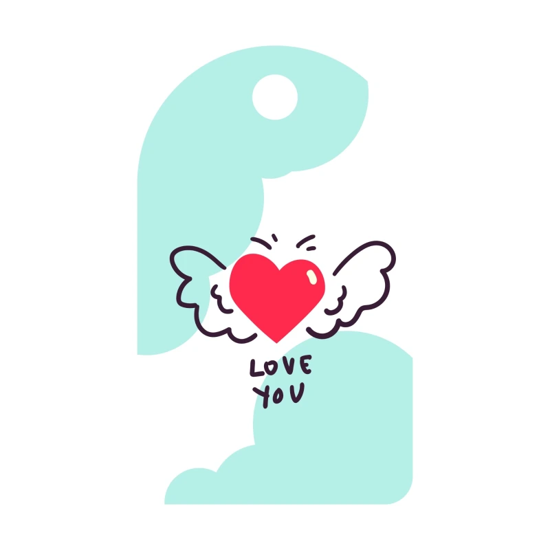 Promotional pattern of decorative elements for Valentine's Day (60)