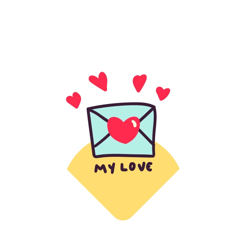 Promotional pattern of decorative elements for Valentine's Day (9)