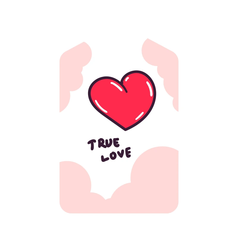 Promotional pattern of decorative elements for Valentine's Day (53)