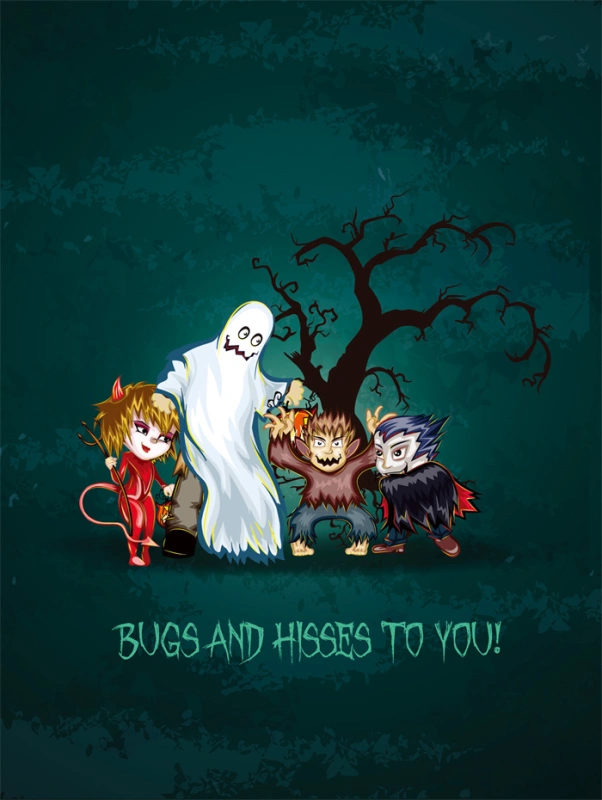 Halloween promotional display banner template set (41)