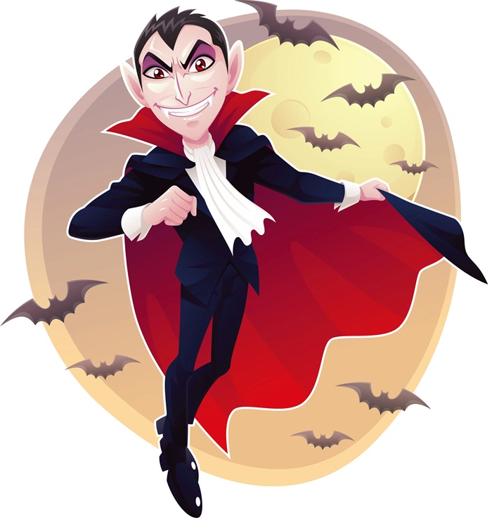 Halloween vampire character element patttern collection (1)