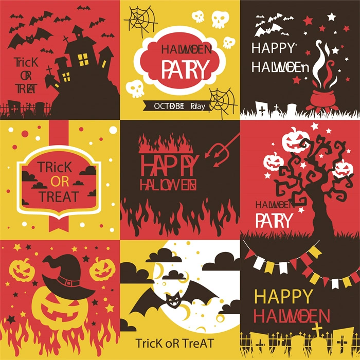 Halloween promotional display banner template set (15)