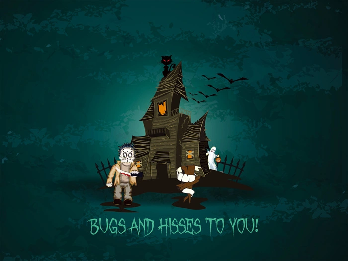 Halloween promotional display banner template set (50)