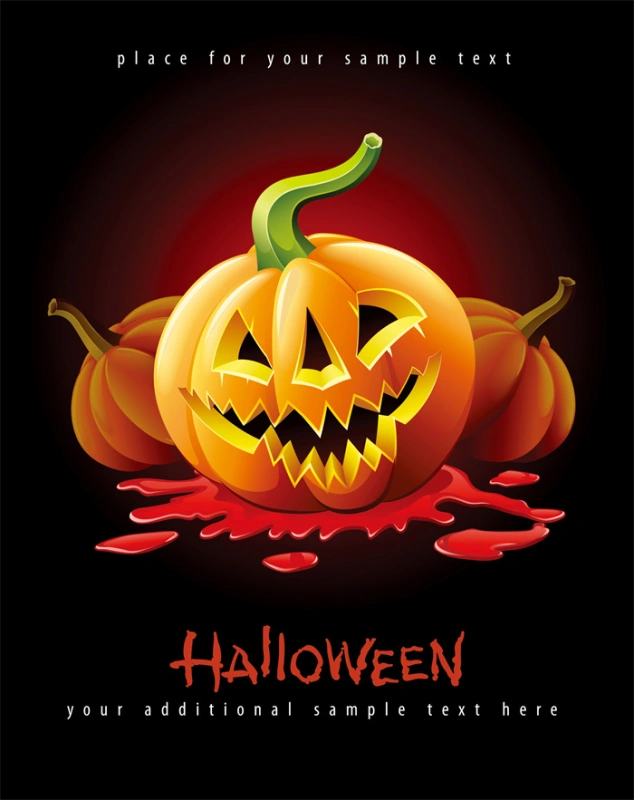 Halloween promotional display banner template set (30)