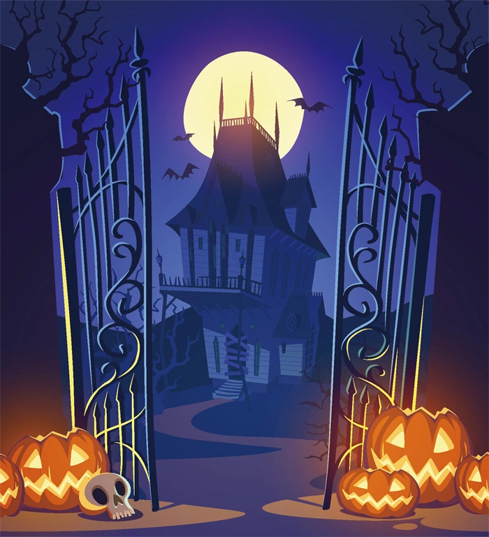 Halloween promotional display banner template set (25)