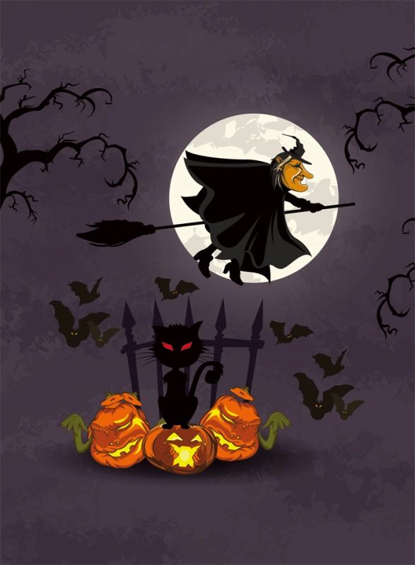 Halloween promotional display banner template set (57)