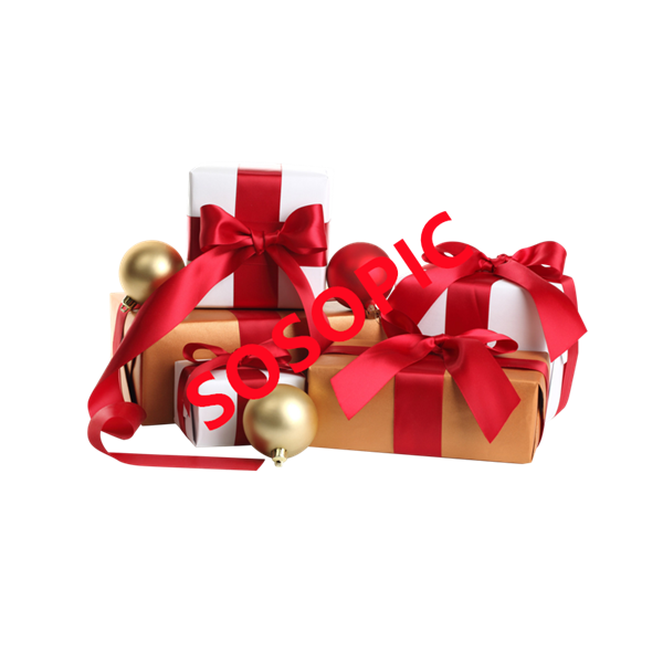 Christmas: Luxurious Gift Stack Icon Set