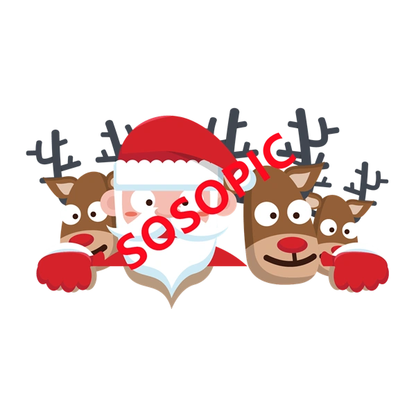 Christmas Day element background icons pattern template (84)