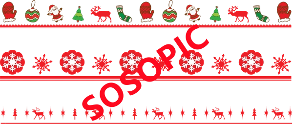 Christmas Day element background icons pattern template (53)