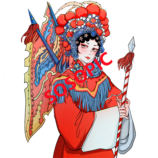 Peking Opera Heritage: Authentic Traditional Chinese Opera Pattern Series