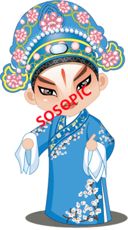 Peking Opera: Theatrical Reverence Pattern Series