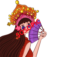 Traditional Chinese Opera: Fishermen and Farmers - Represented Pattern Set
