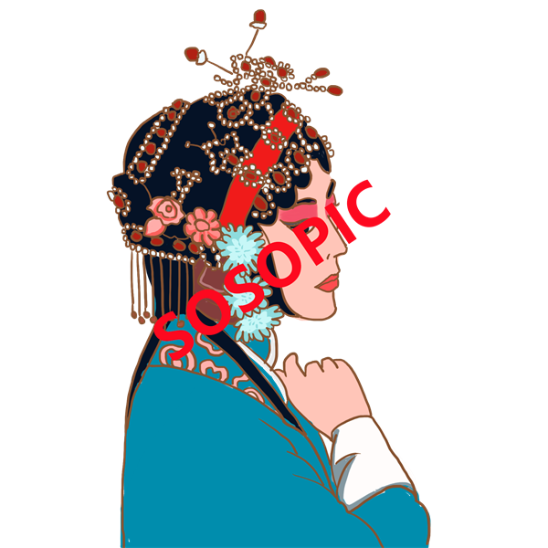 Traditional Chinese Opera: Puppetry - Influenced Icon Patterns