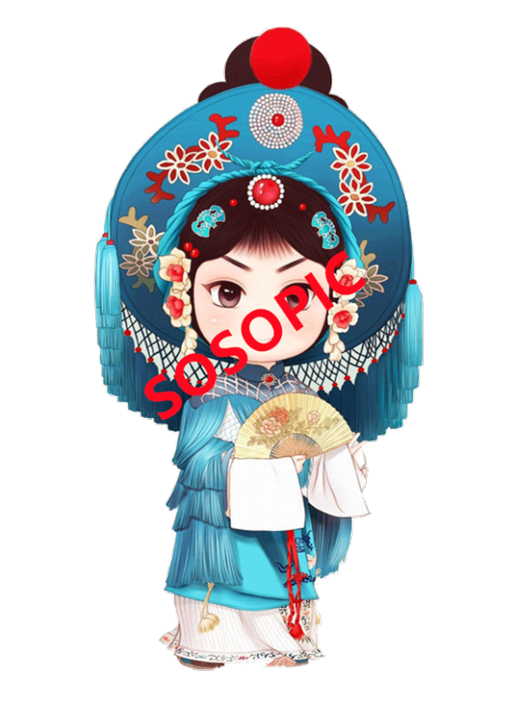 Peking Opera: Heroic Saga Pattern Set