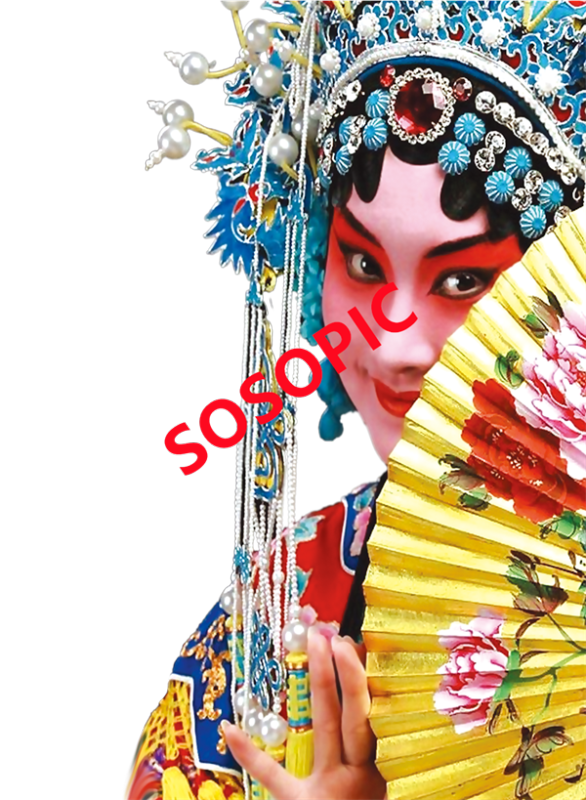Peking Opera Radiance: Glowing Traditional Chinese Opera Patterns