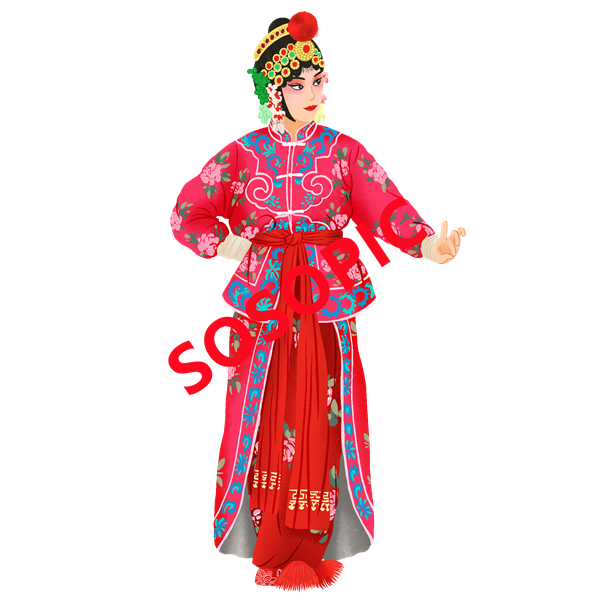 Traditional Chinese Opera: Love Stories - Expressed Pattern Collection
