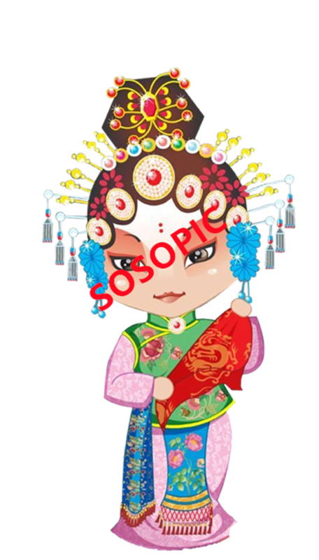 Peking Opera: Arctic Frost Fantasy Pattern Set