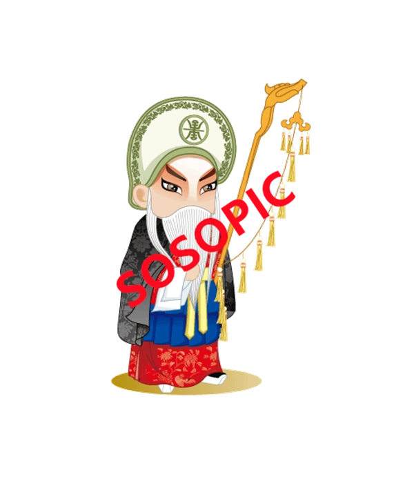 Traditional Chinese opera element icons pattern collection (104)