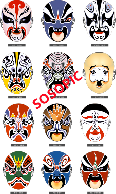 Peking Opera Elegance Revived: Modern Traditional Chinese Opera Pattern Collection