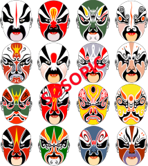 Peking Opera Mystique in Patterns: Intriguing Traditional Chinese Opera Designs