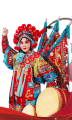 Traditional Chinese Opera: Comic Relief - Presented Pattern Series