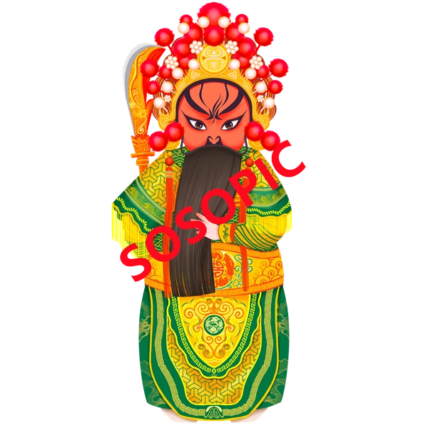 Traditional Chinese opera element icons pattern collection (140)