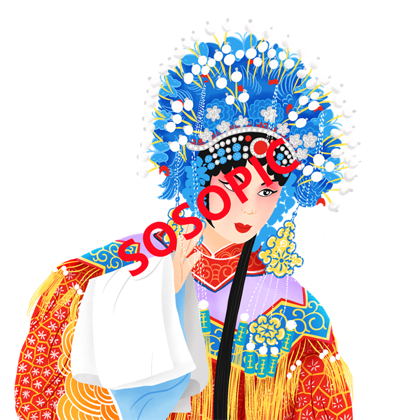 Traditional Chinese Opera: Artisan's Craftsmanship Pattern Set