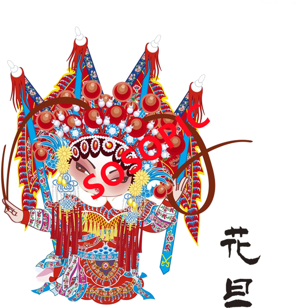 Traditional Chinese Opera: Folk Art - Infused Icon Patterns