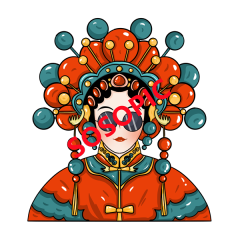 Traditional Chinese Opera: Garden Romances Pattern Set