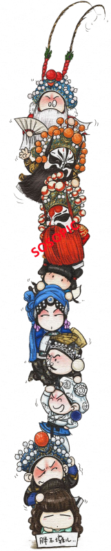 Traditional Chinese Opera: Silk Road - Influenced Pattern Series