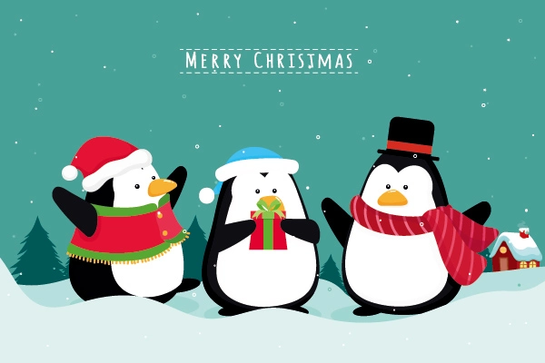 Lovely style background pattern poster template for Christmas Day (22)