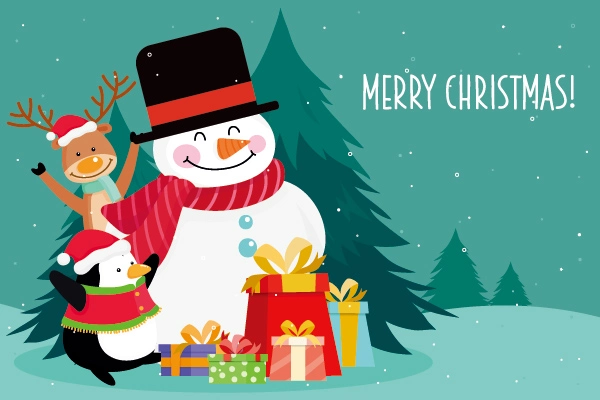 Lovely style background pattern poster template for Christmas Day (25)