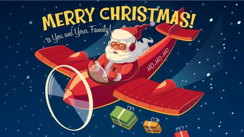 Lovely style wallpaper pattern poster template for Christmas Day (30)