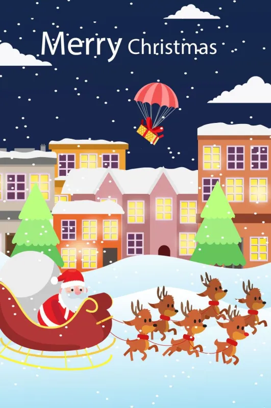 Lovely style wallpaper pattern poster template for Christmas Day (1)