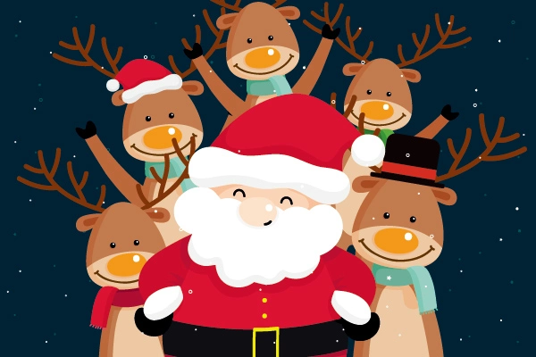 Lovely style background pattern poster template for Christmas Day (20)