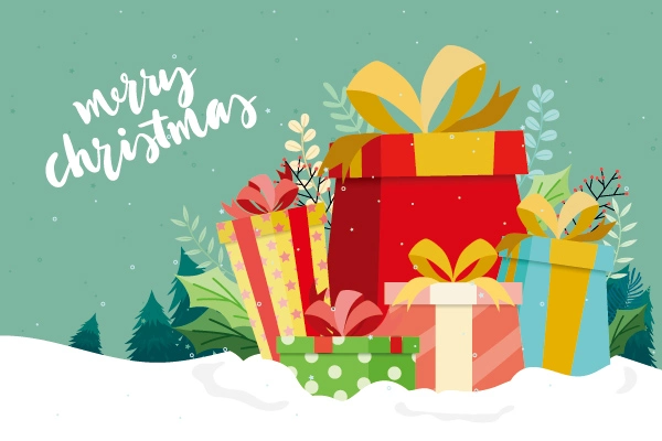 Lovely style background pattern poster template for Christmas Day (11)