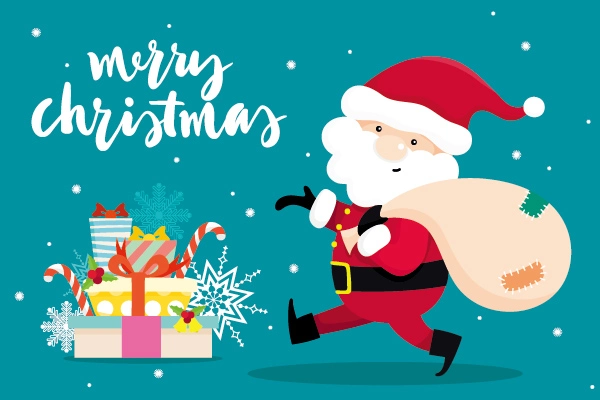 Lovely style background pattern poster template for Christmas Day (1)