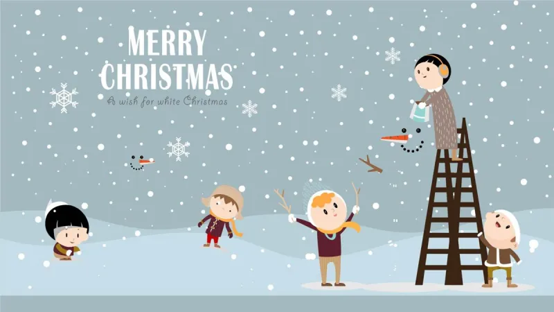 Lovely style wallpaper pattern poster template for Christmas Day (24)