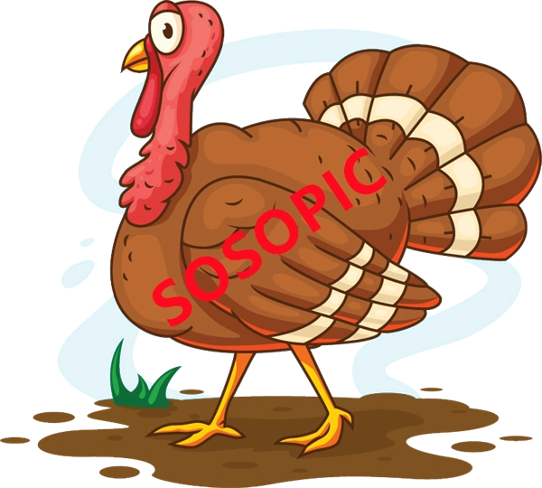 Background pattern with Thanksgiving elements such as turkey (91)
