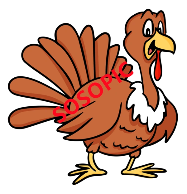 Background pattern with Thanksgiving elements such as turkey (92)